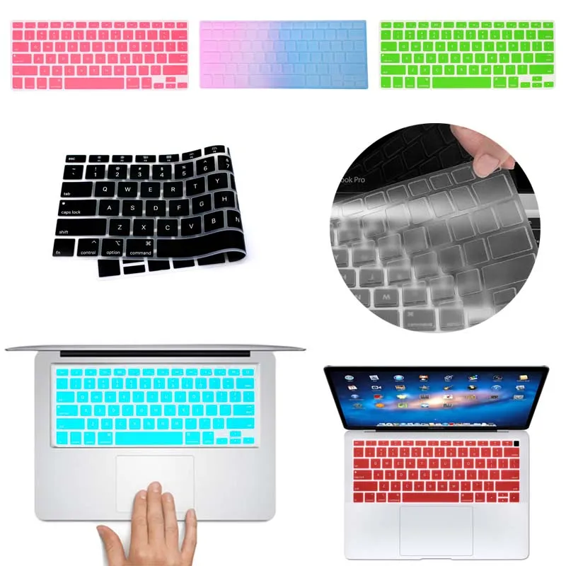 

Laptop Keyboard Cover for Apple Macbook Air 11 A1370 A1465 Dust-proof US Layout Keyboard Film Waterproof Keyboards SKINS