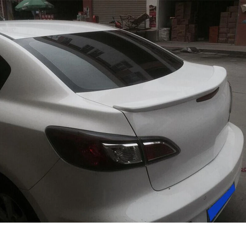 Для спойлера крыло Mazda3 2008-2013 задний губ автомобиля плавник второго поколения/м3