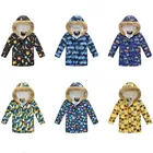 Детская зимняя бархатная куртка с капюшоном, на молнии