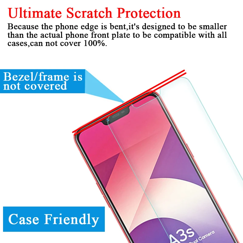 Закаленное стекло для OPPO R15 Pro 9H Защитное экрана прозрачная пленка защитное