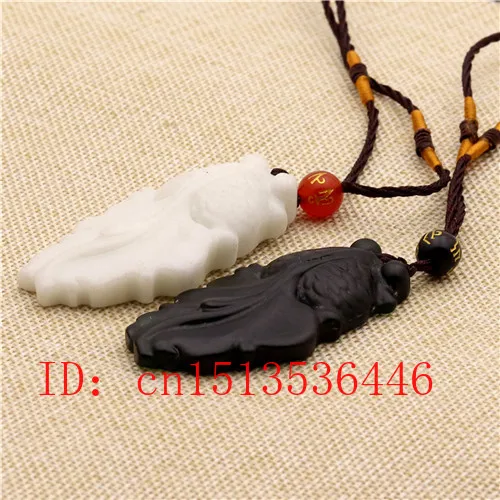 Резная Золотая рыбка нефритовый кулон натуральный китайский черный зеленый