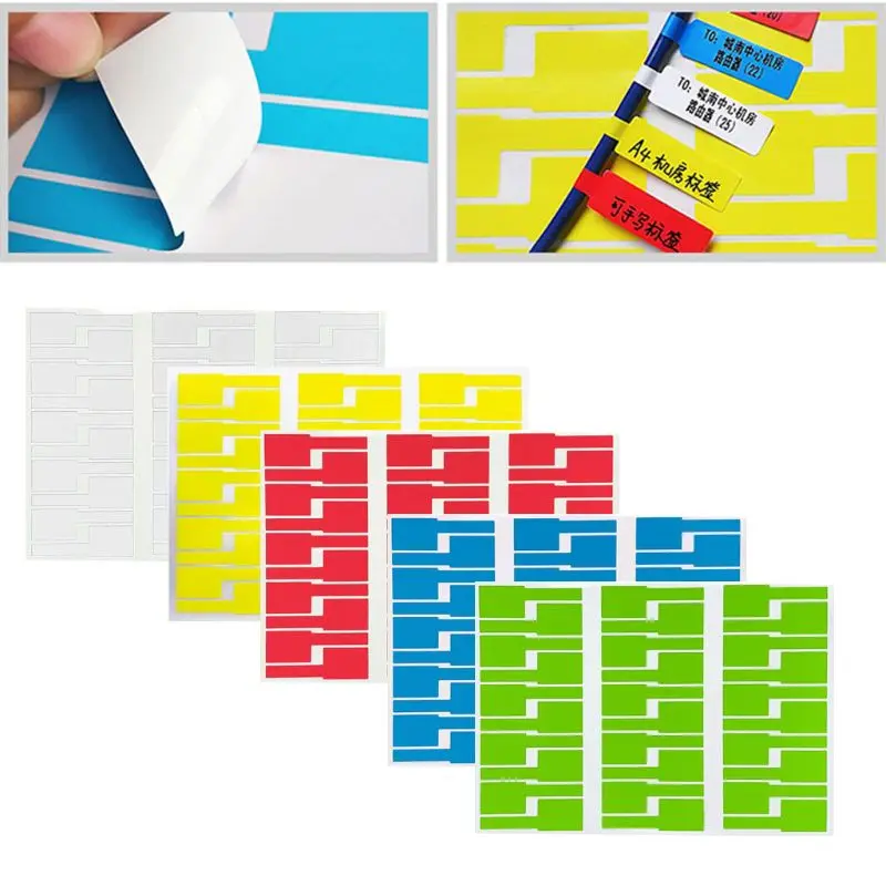30Pc Cable Labels Sticker Waterproof Identification Tags Work with Laser Printer | Обустройство дома