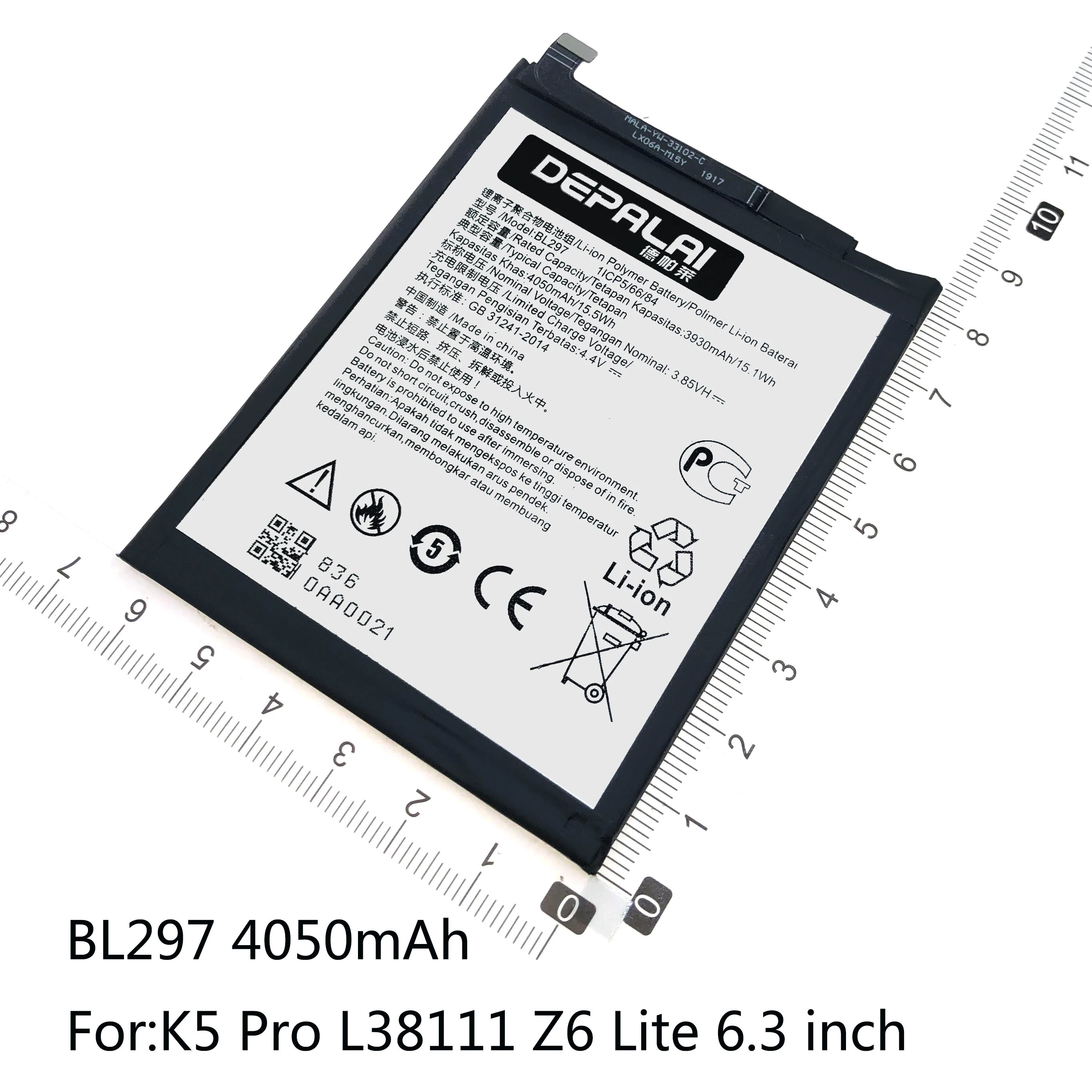 Аккумулятор для Lenovo K5S L38031 K5 Pro L38111 L38041 Z6 Lite 6 3 &quotZ5s L78071 | Мобильные телефоны и