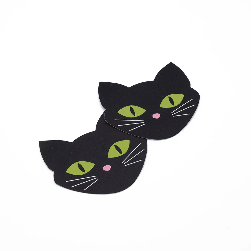 2 пары сексуальные милые женские светящиеся кошачьи ниппели самоклеющиеся