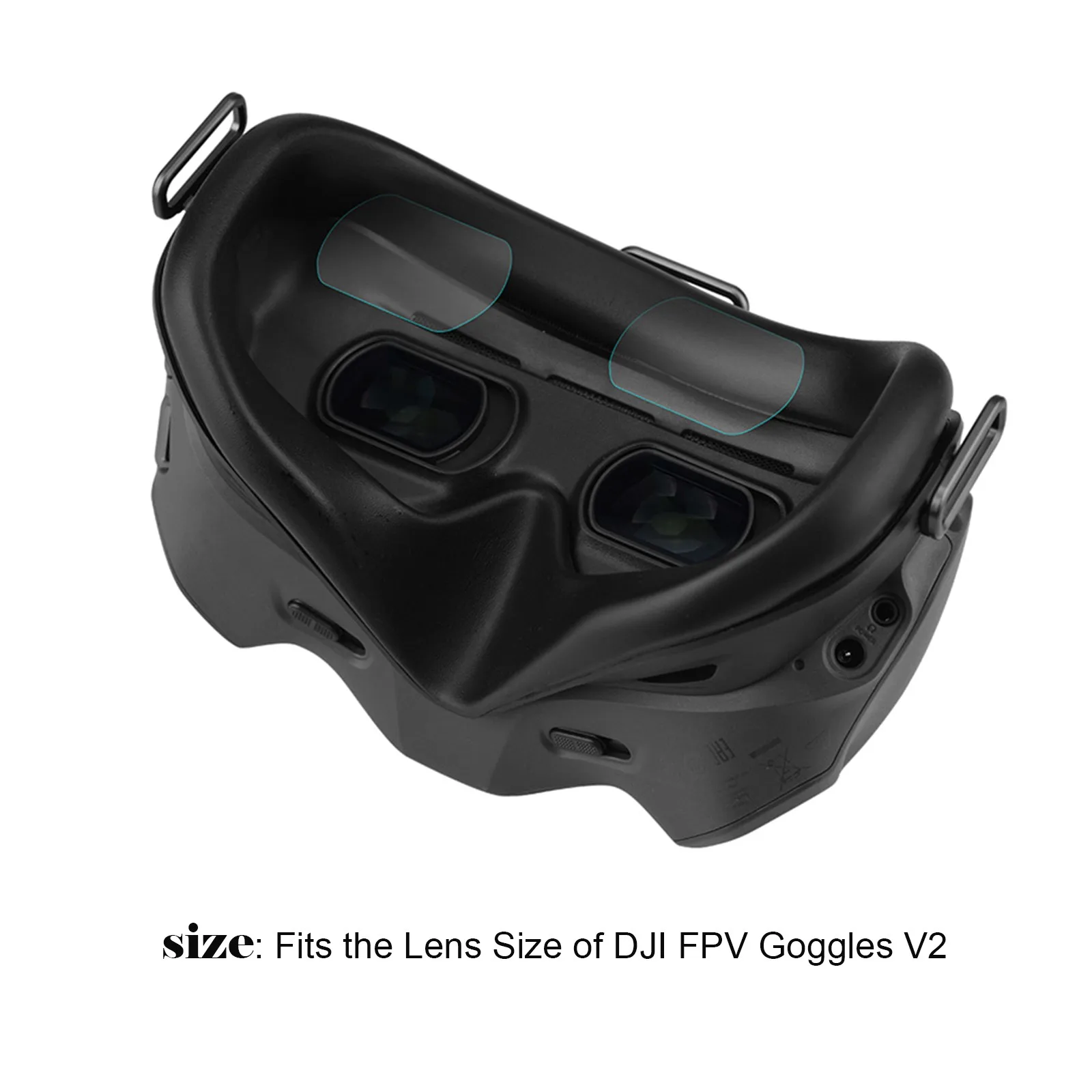 Тонкая защитная пленка из ТПУ предотвращающая царапины для DJI FPV Goggles V2 объектив