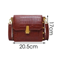 Womens Designer Luxury Handbag 2020 New PU Leather Crocodile pattern Shoulder Messenger Bag Retro Women Handbags Crossbody Bags