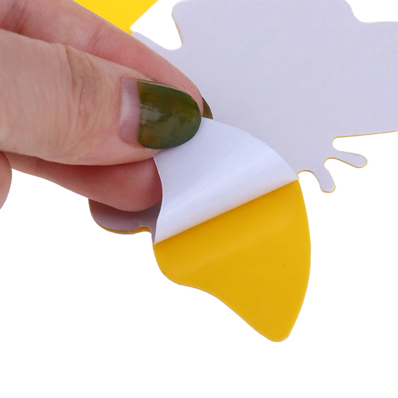 

10pcs Useful Dual Sided Glue Insect Sticky Catcher Bug Fly And Nat Trap Pest Board