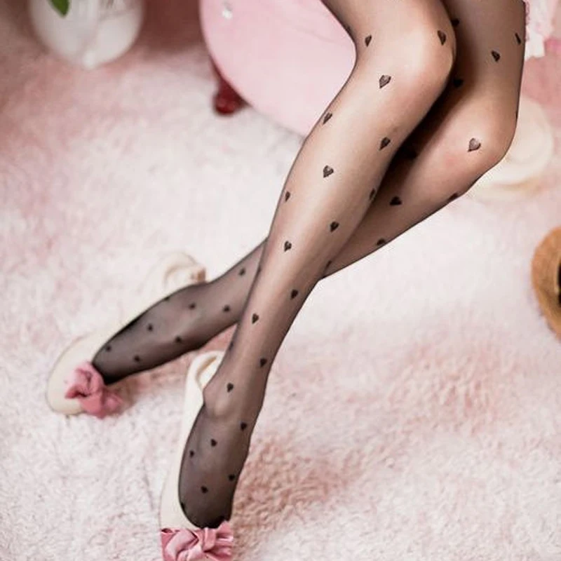 1 шт. красивые женские сексуальные черные глянцевые чулки колготки с принтом