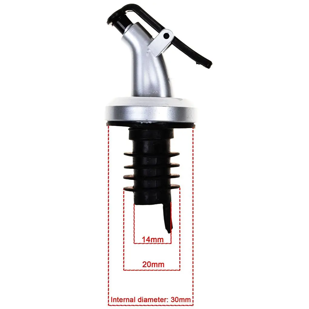 

Stainless Steel Bottle Pourer Pourer Oil Cork Bartender Wine Accessories Bar Accessories Wine Pourer Alcohol Liquor Dispens