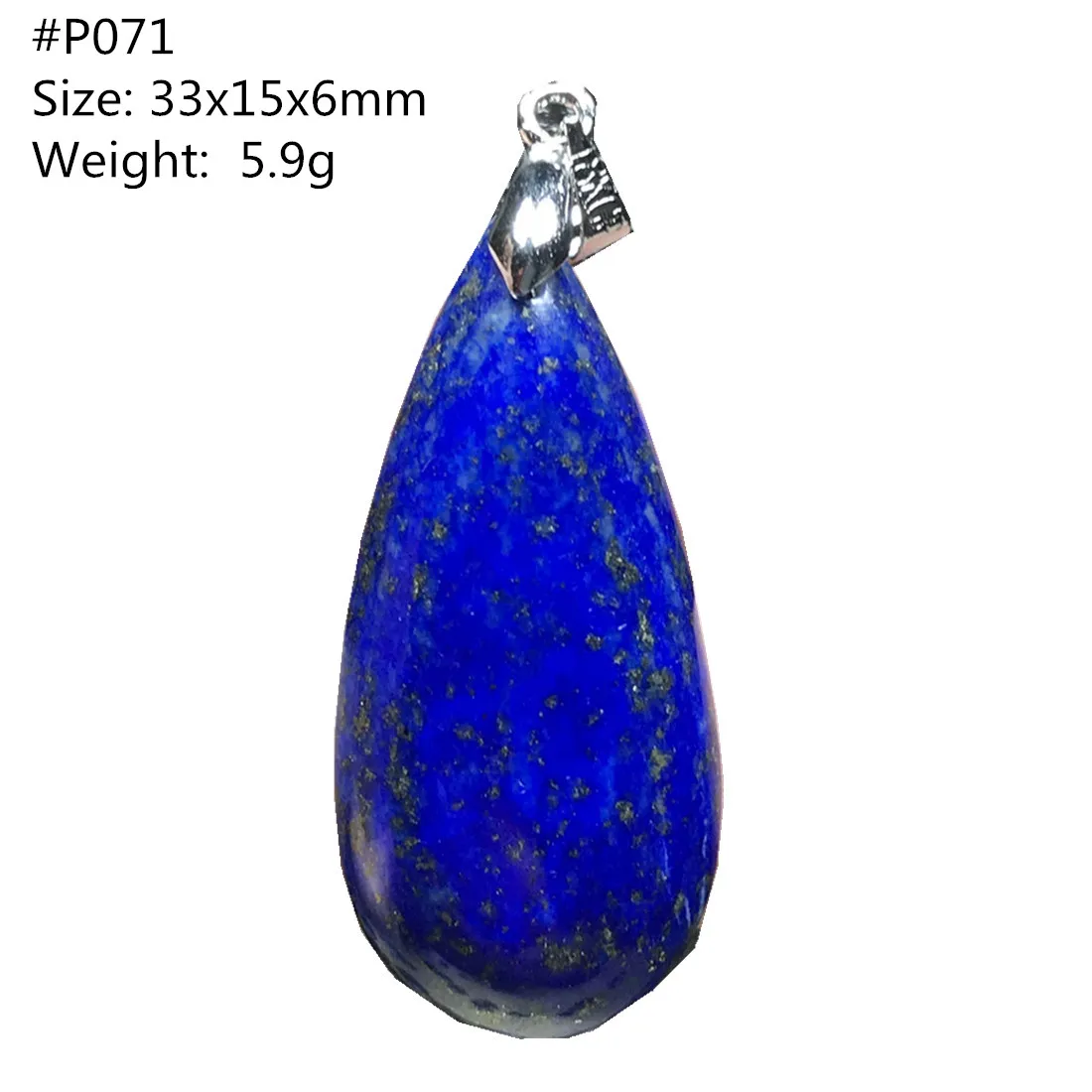 

Genuine Natural Royal Blue Lapis Pendant For Women Men Egg Shape Crystal Stone 30x23x7mm Beads Necklace Pendant Jewelry AAAAA