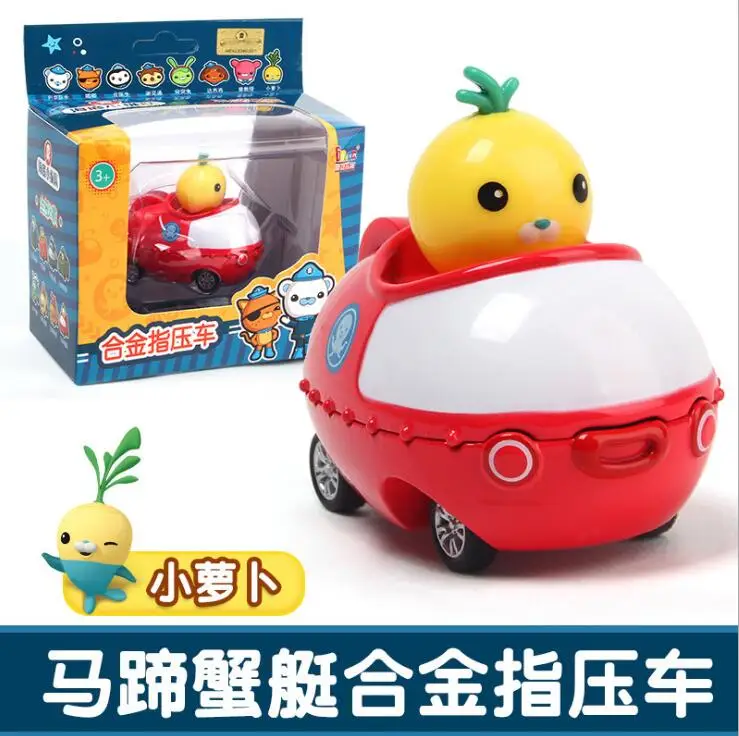 

8pcs/set Octonauts Figure Toys Alloy Mini Octonauts Car Captain Barnacles Kwazi with Retail Box Baby Children Xmas Gift