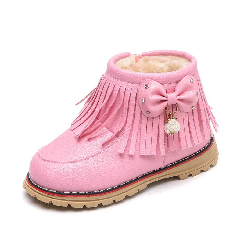 Ботинки для девочек коллекция 2019 года зимние ботинки детей ясельного возраста