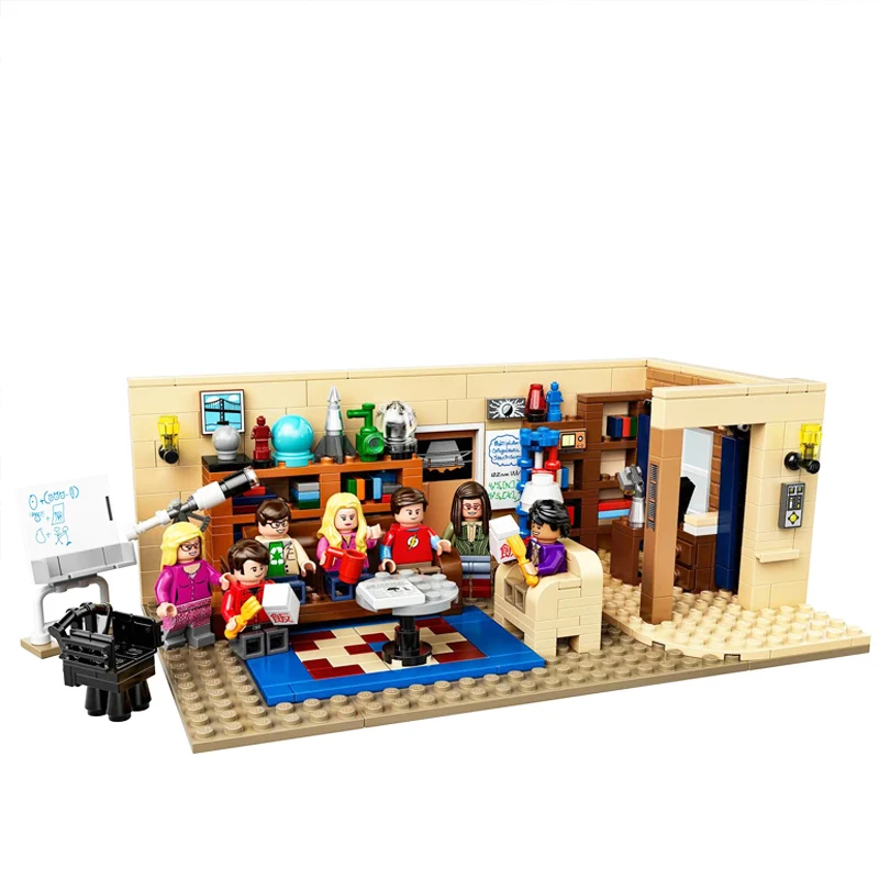 

In Stock Theory 534Pcs and Central 1228Pcs Ideas Education Model Building Kits Blocks Bricks toy Christmas Gifts