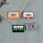 Музыкальная лента в стиле 90-х, эмалированная булавка, винтажная ностальгическая булавка для отворота одежды, значок для старой школы, ювелирные изделия, подарок для друзей JA54