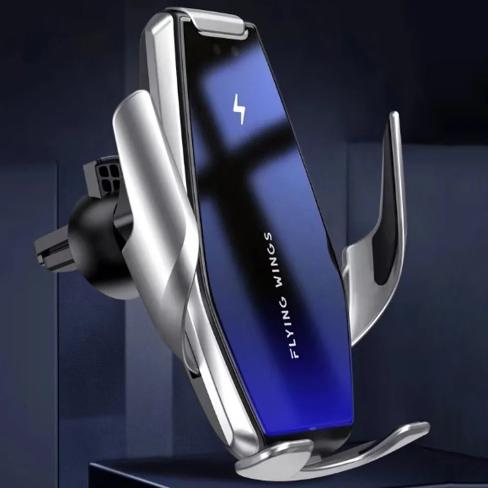 S7 Automatic Clamping Car Wireless Charger 15W Quick Charge for Iphone 11 Pro XR XS Huawei P30 Infrared Sensor Phone Holder | Мобильные