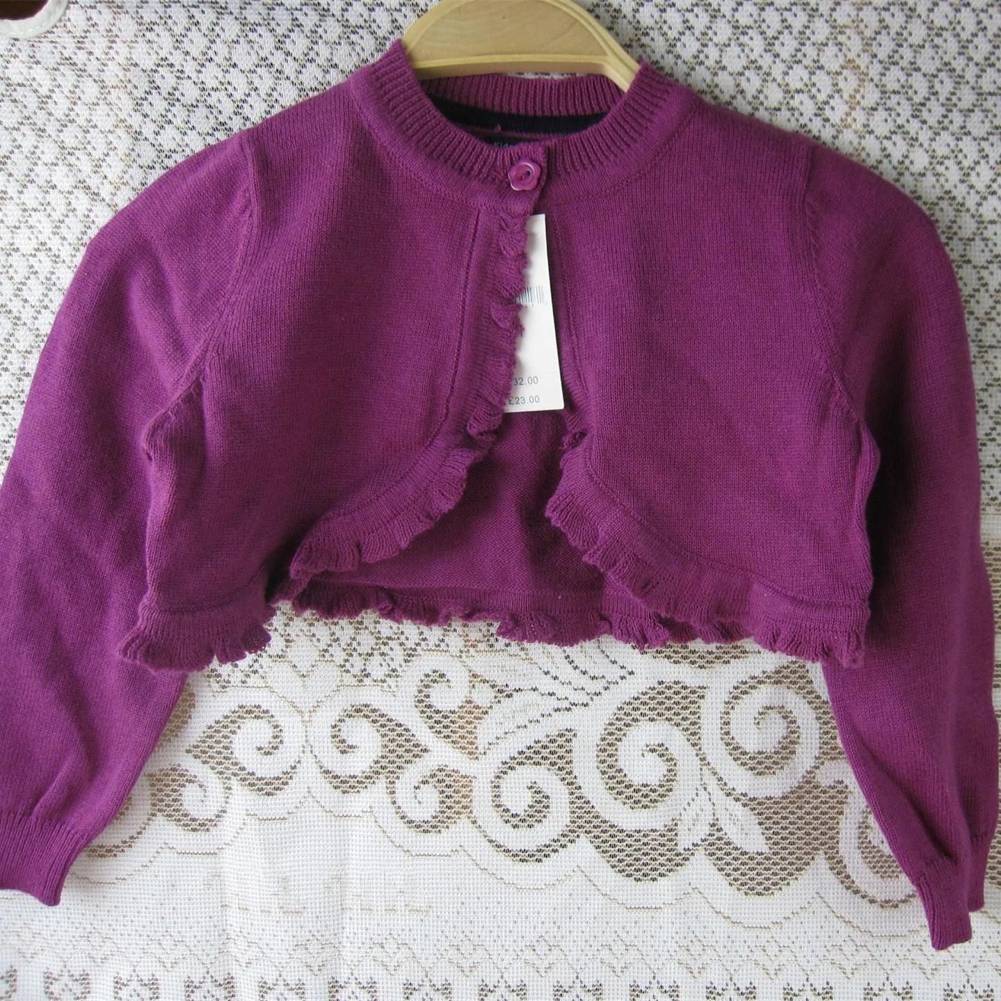 Жакеты для маленьких девочек из 100% хлопка темно-синий Детский кардиган свитер 1 2 3