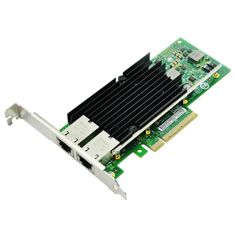 Сетевая карта 10 Гб PCI-E NIC для штатива с чипом X540 двойной медный порт RJ45 PCI Express X8