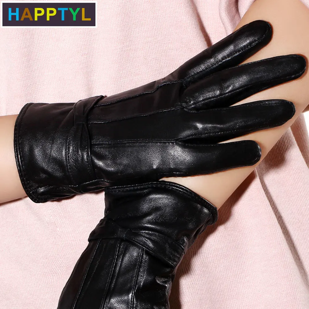 HAPPTYL 1 пара женские перчатки для катания на лыжах ультра флисовые зимние