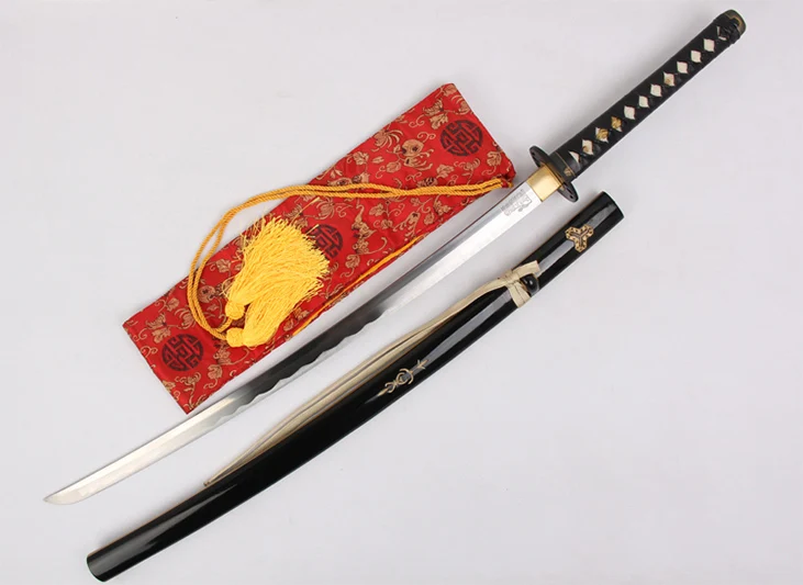 Samurai Katana Sword for Hot Movie Kill Bill The Bride's Swords Handmade 1045 carbon steel Blade Full Tang - Color: Bill
