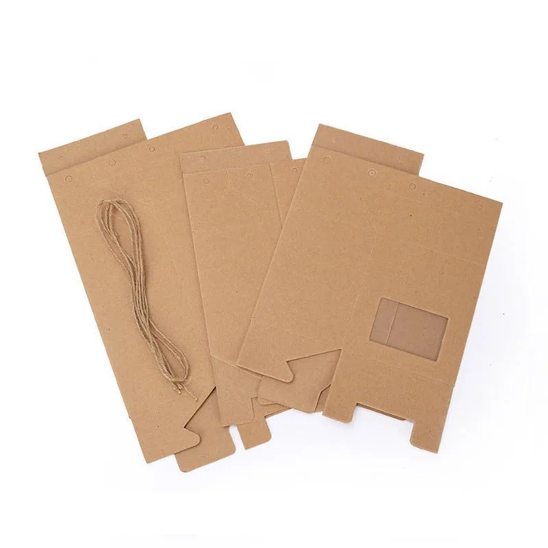 6 шт. коробка из крафт-бумаги для конфет шоколада и десертов | Дом сад