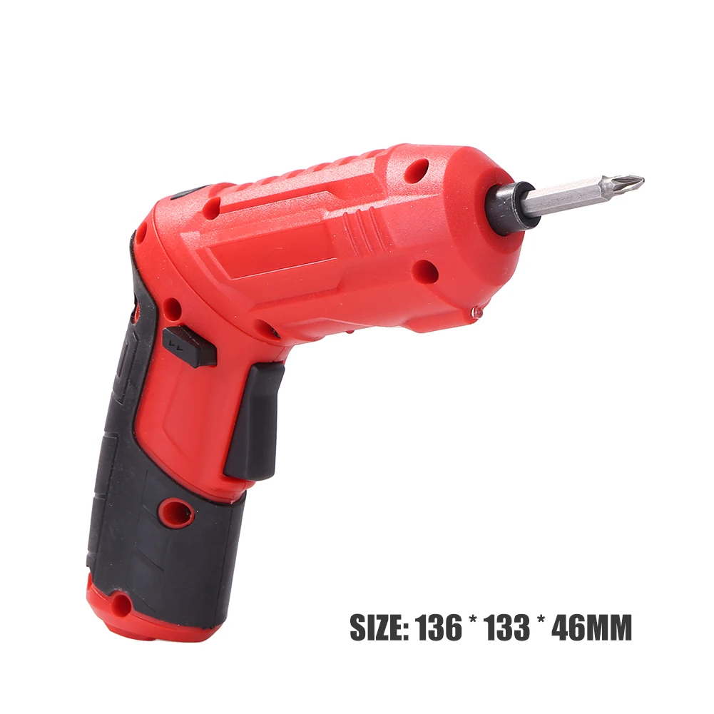 

Practical Multi-function Maintenance Tool USB Rechargeable Electric Screwdriver Drill for Woodworking Hole Drilling