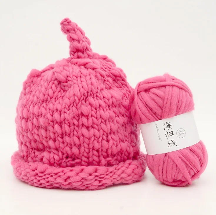 Mylb мохнатая шерстяная пряжа супер громоздкая Рука вязание Исландская шерсть