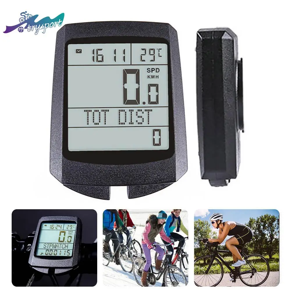 (wireless white light) bicycle Convenient installation of high-energy smart stopwatch Speedometer Traveling | Спорт и развлечения