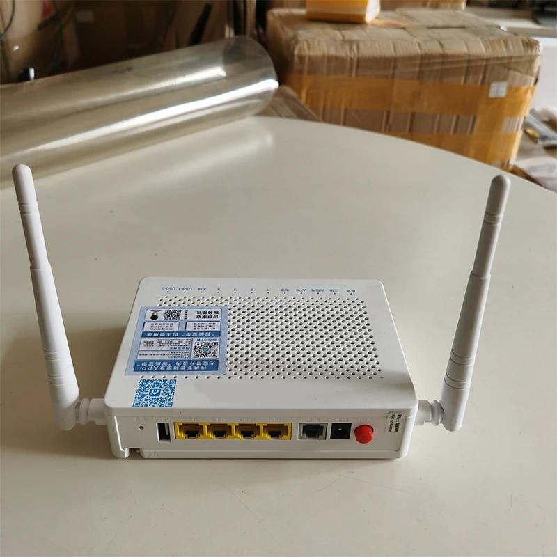 Original F673a V9 Dual Band 4ge+1tel+2usb+Ac 5g Wifi Ont ONU Gpon English version Secondhand without power Freeshipping