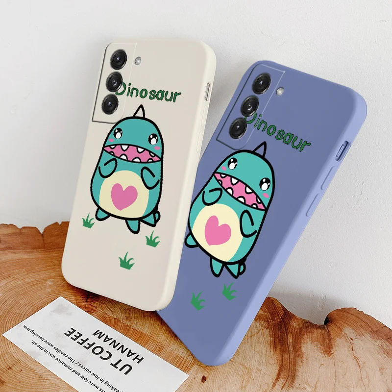 

Big Mouth Dinosaur Case For Samsung Galaxy S21 S20 FE S10 S10e Note 20 ultra 10 9 Plus Pro Ultra Thin Soft Phone Cover Case