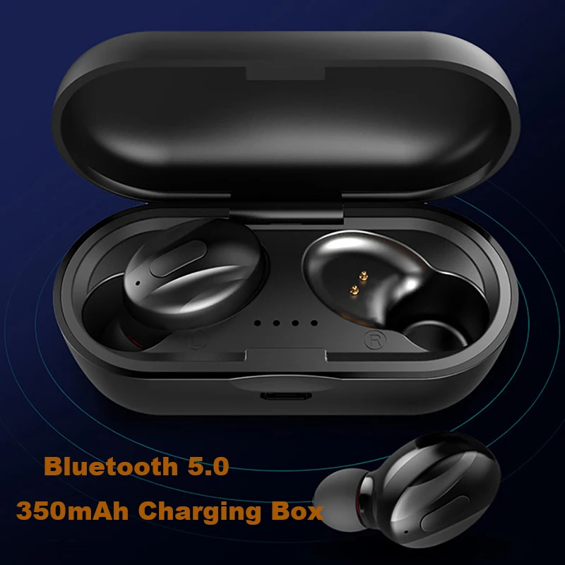 TWS Bluetooth 5 0 беспроводные наушники в ухо мини HiFi 5D стерео спортивные