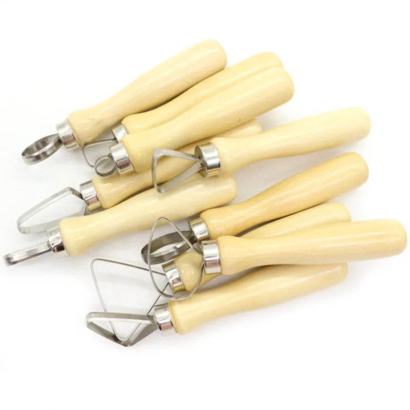 Metal Single/Double Head Knife Clay Tool Sets of Pottery Craft Supplies DIY Model Hand Sculpture Wood Cutter Ceramics Tools|Инструменты