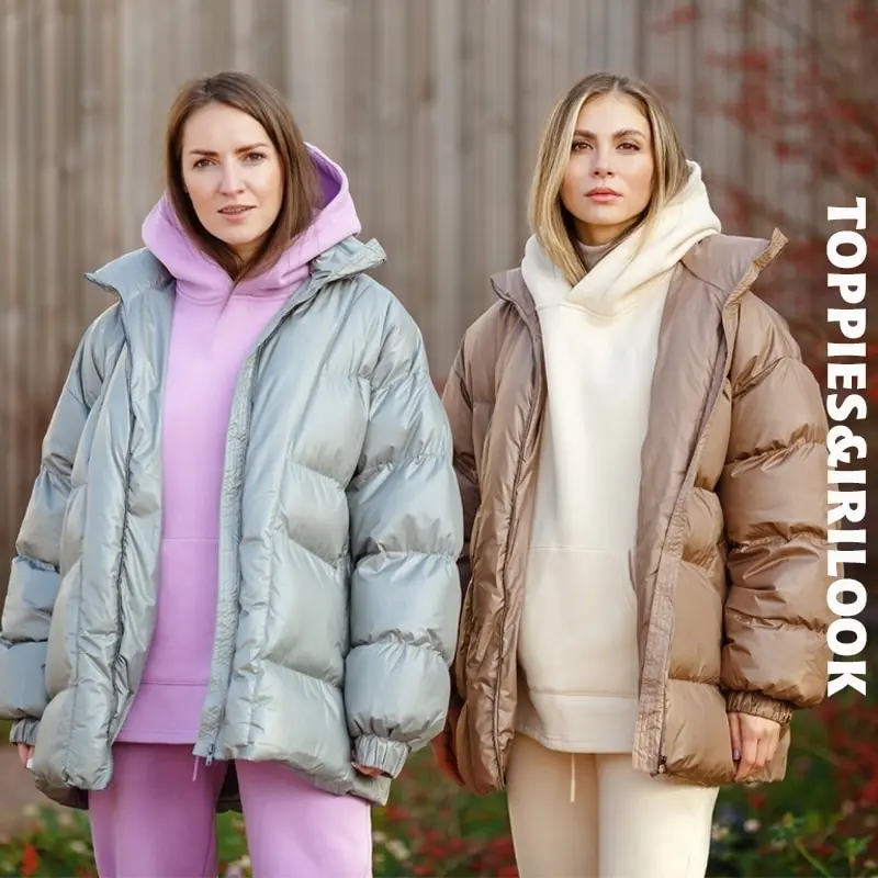 

Toppies Winter Jackets Coats Oversize Parkas Woman Puffer Jacket Female Thicker Warm Padded Clothes Loose Outwear