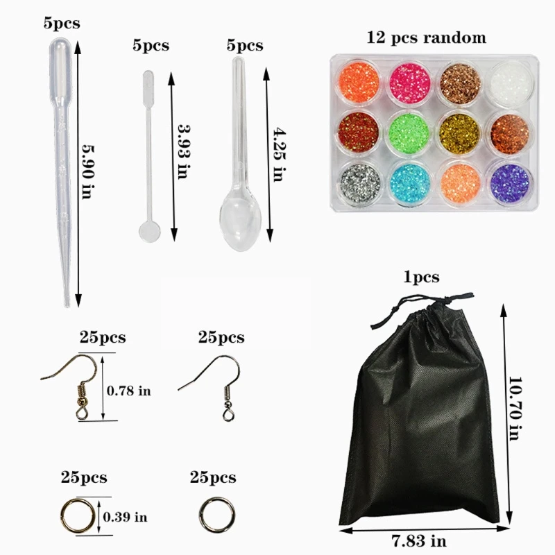 

135Pcs Earring Resin Molds Kit Silicone Epoxy Resin Jewelry Molds Resin Casting Pendant Molds for DIY Resin Craft Tools