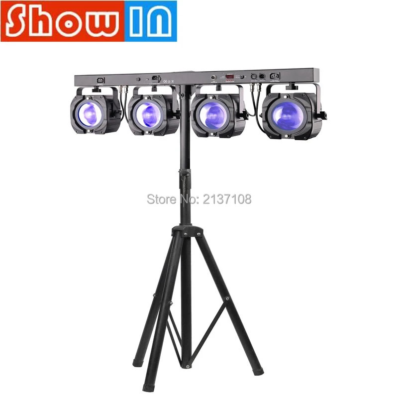 8 шт./лот 60 Вт COB RGB + WW LED Par Light DMX для DJ Disco Home вечерние свадебные музыкальные шоу