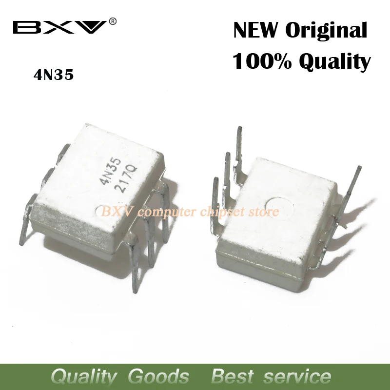 10 шт. 4N35 DIP6 EL4N35 DIP фотоэлектрический соединитель Новый и оригинальный ic