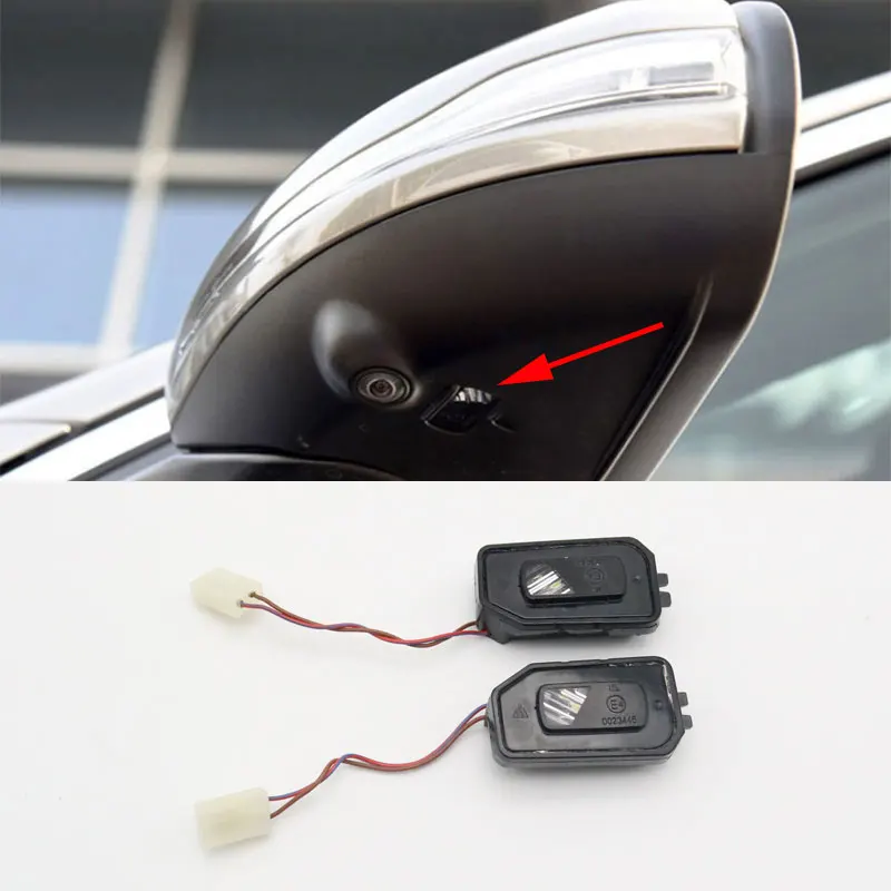 

for Mercedes-Benz W205 W213 W222 GLB GLC X253 2014-2020 Car Wing Door Side Mirror Puddle LED Light Rearview Courtesy Lamp