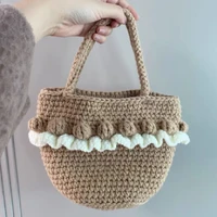 hand woven handbag key bag zero wallet mobile phone bag paper towel bag is convenient and easy to use