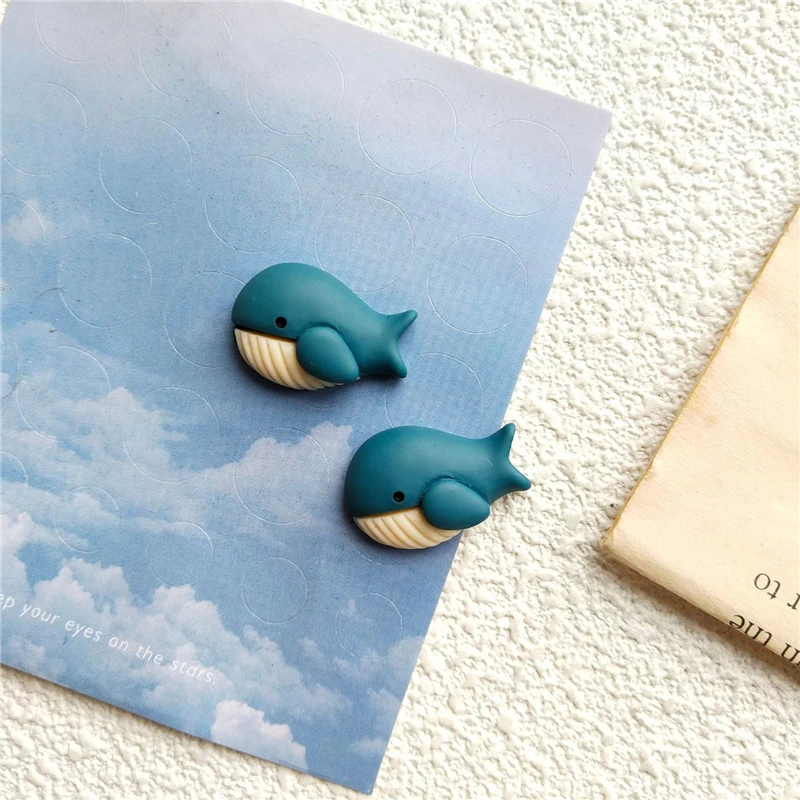 

Cartoon cute blue whale small stud S925 irregular geometry fashion women's earrings party trinkets jewelry gifts wholesale