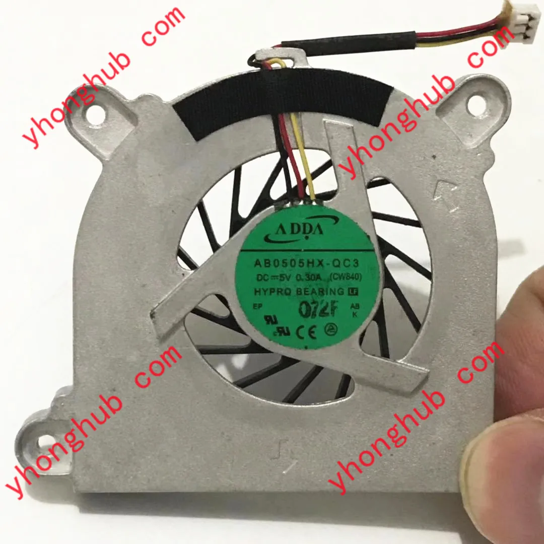 ADDA AB0505HX-QC3 CW840 DC 5V 0.30A Server Laptop Cooling Fan