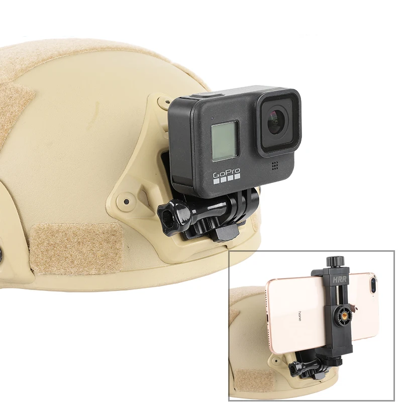 NVG тактическое крепление на шлем для экшн камеры GoPro9 SJCAM AKASO DJI|Чехлы экшн-камер| |
