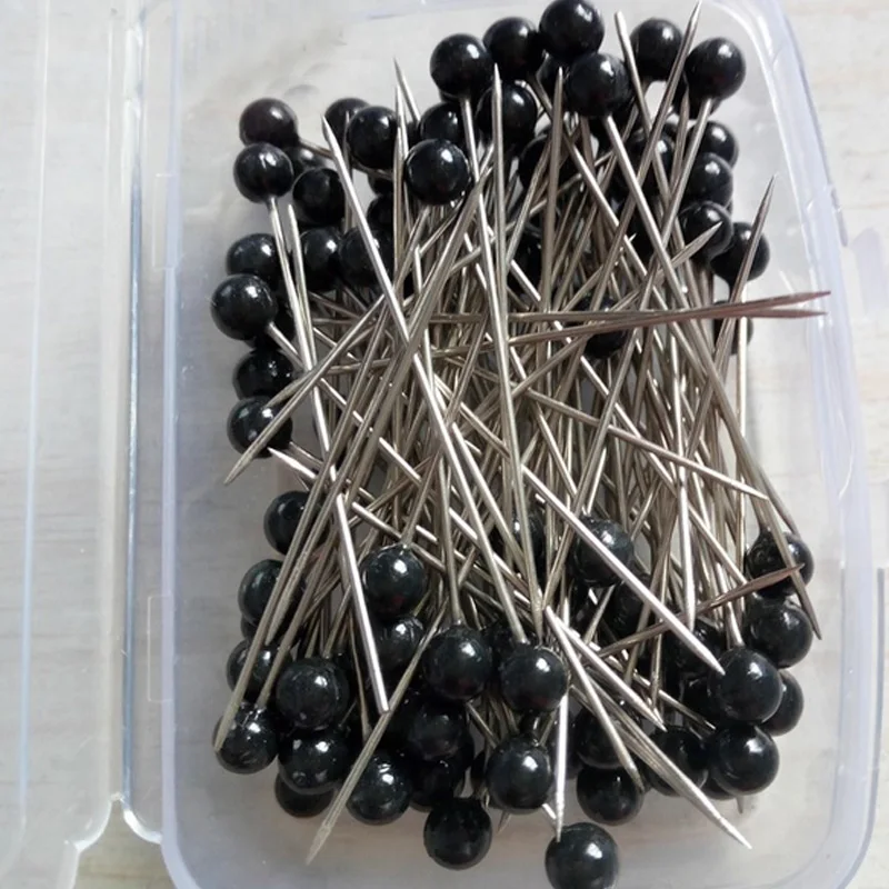 100 шт./компл. 36 мм перламутровая игла с круглой головкой одёжная булавка швейные