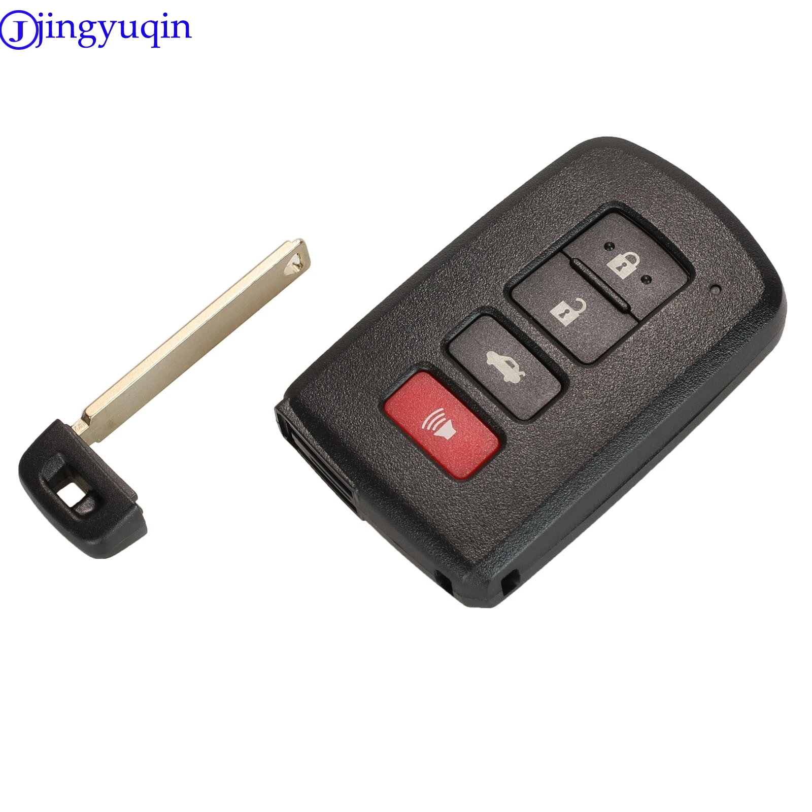Jingyuqin дистанционный 3/4 кнопочный чехол для ключа автомобиля Toyota Camry Corolla Avalon Rav4 Land