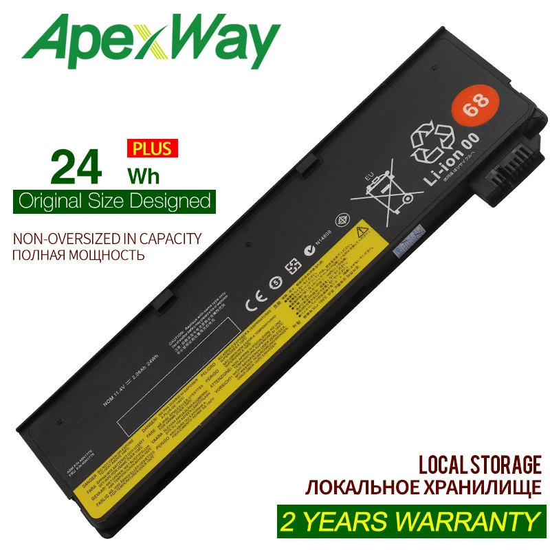 

Аккумулятор X240 X240S X250 T450 T470P для ноутбука Lenovo Thinkpad X270 ApexWay X260 T450S T440S K2450 W550S 45N1136 45N1738 68 +...
