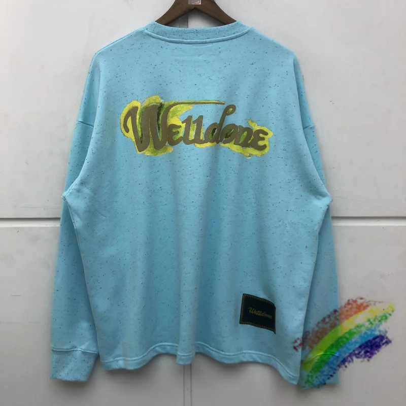 Футболка WE11DONE с длинным рукавом для мужчин и женщин футболка лучшего качества