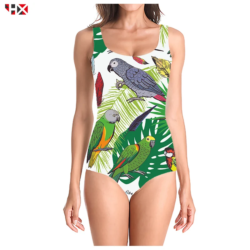 Женский купальник Модный Купальник с 3D принтом милый рисунком женский