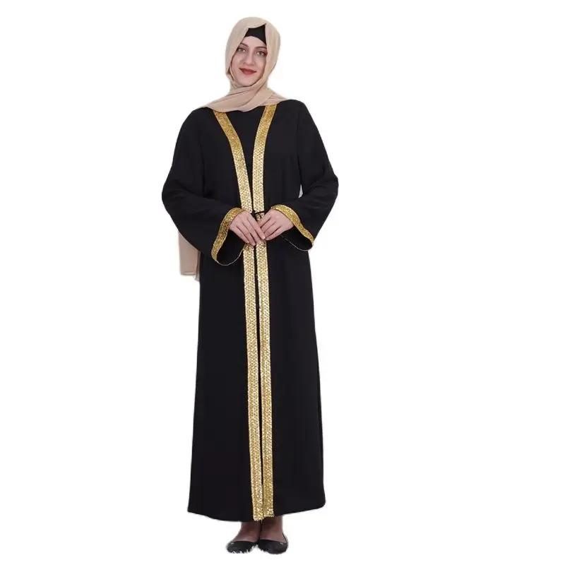 Abaya кимоно мусульманский кардиган хиджаб платье турецкая исламская одежда Абая для женщин Кафтан Восточный кафтан из Дубая Оман халат Djelaba ...