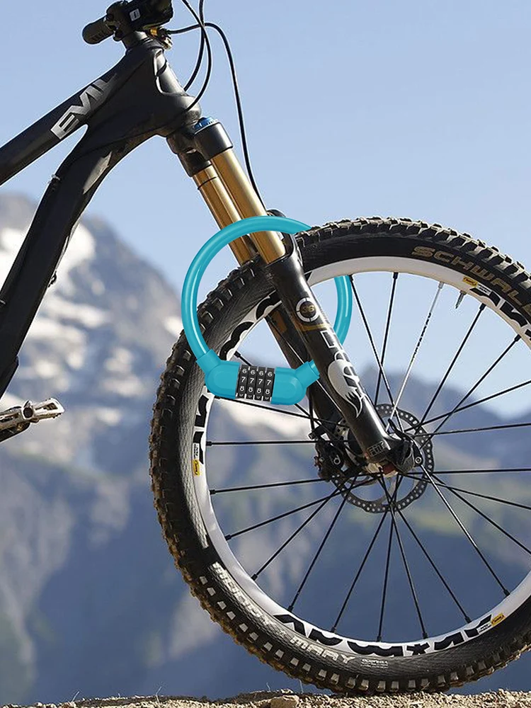 

Cycling Equipment Bicycle Lock Anti-theft Bike Lock Four Digit Code Lock Anti Theft Lock