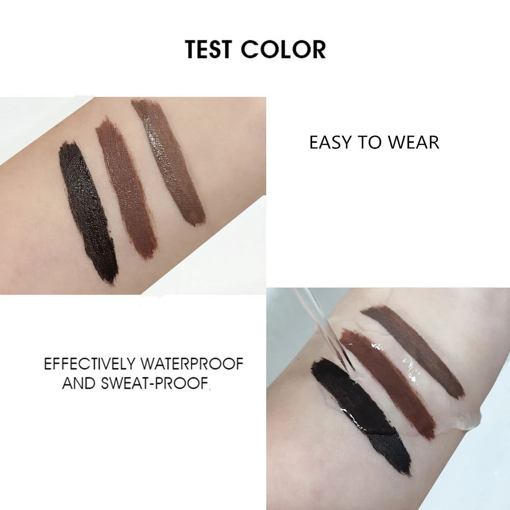 Двусторонняя ручка для бровей SANIYE с гелевым покрытием водонепроницаемый