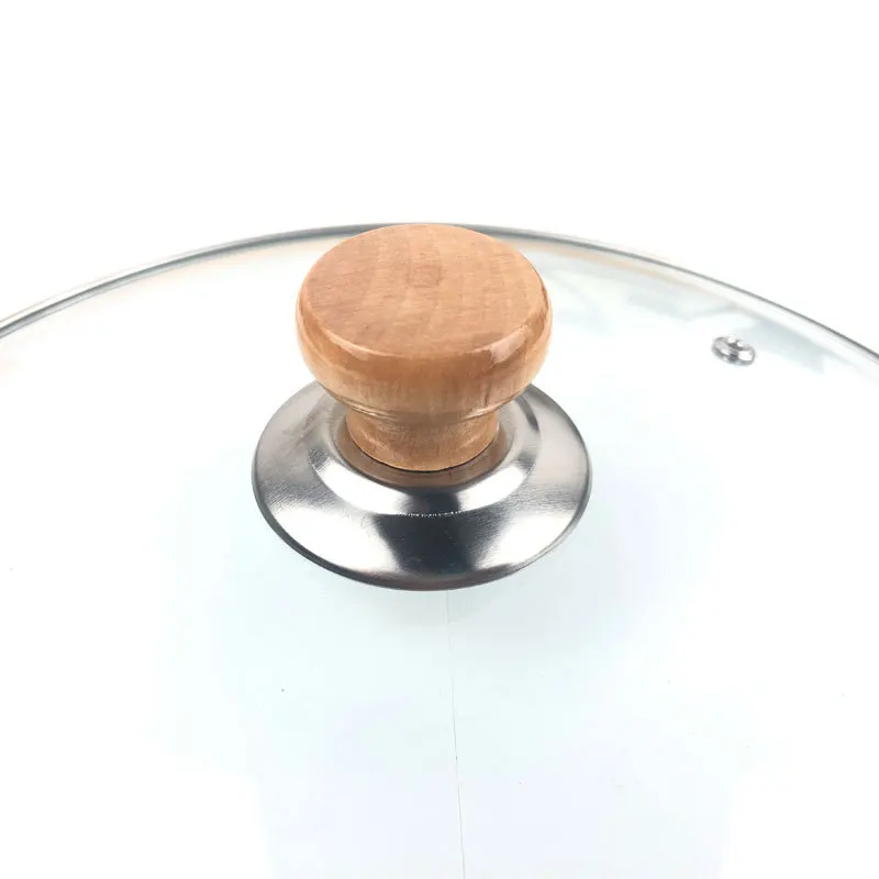 

4/8/12 Pcs Universal Solid Wood Material Pot Lid Knob for Pots and Pans Kitchen Cookware Lid Replacement Knobs Replacement Set