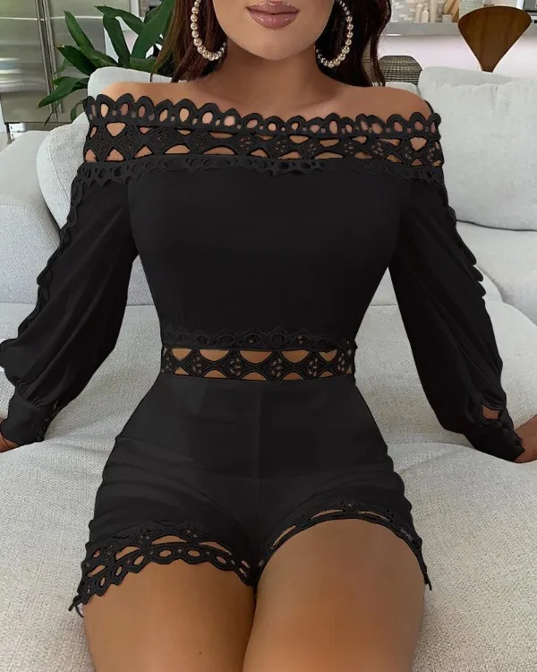 Сексуальный женский комбинезон с тонкими лямками топ бретельками и шорты